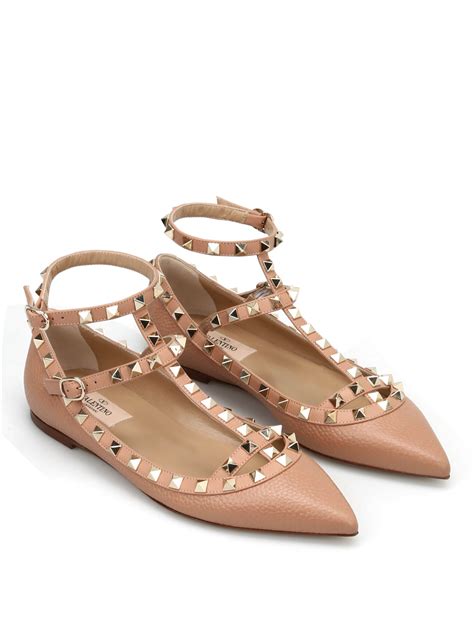 valentino inspired flat shoes